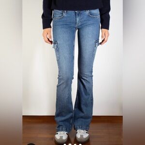 Subdude Cargo Flare Jeans